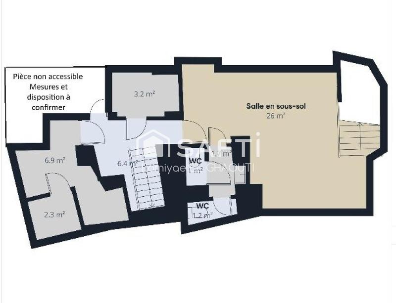 Local commercial - 129 m² - 2 pièces