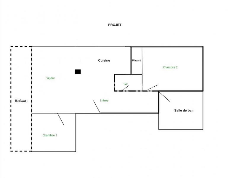 Appartement - 68 m² - 3 pièces