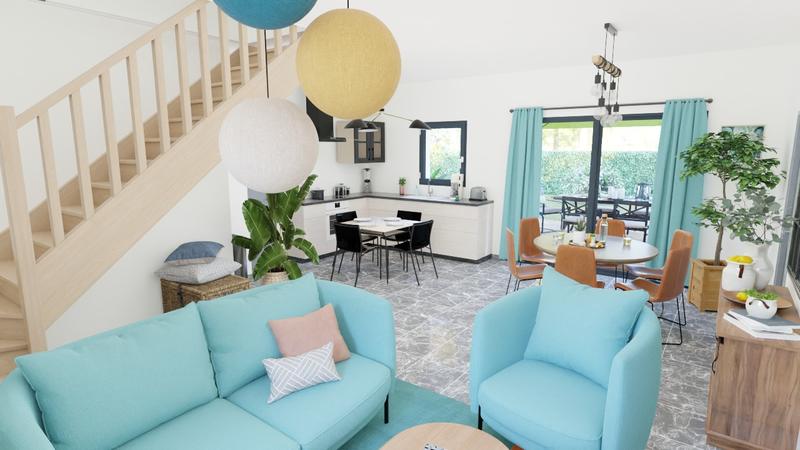 Maison - 64 m² - 3 pièces