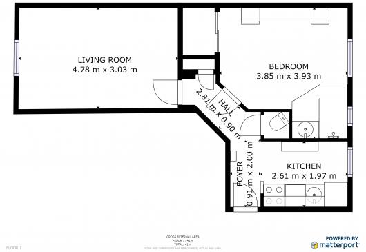 Local commercial - 39 m² - 2 pièces