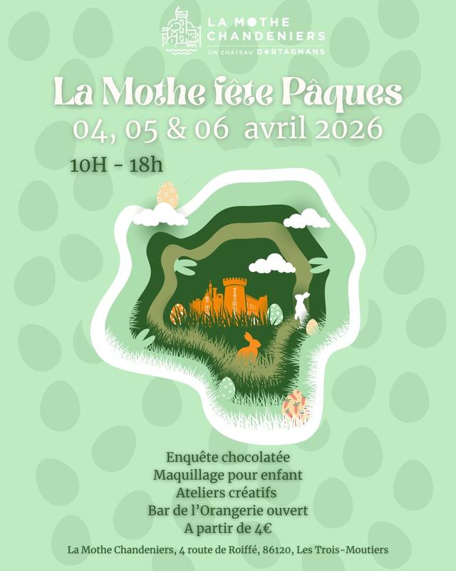 Pâques au Château de la Mothe-Chandeniers