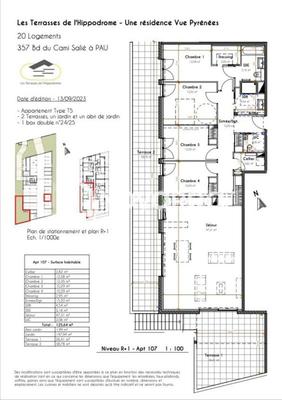 Appartement - 125 m² - 5 pièces