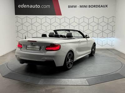 Bmw Serie 2 Cabriolet 220d 190 ch Bva8 m Sport