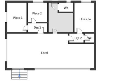 Appartement - 74 m² - 3 pièces