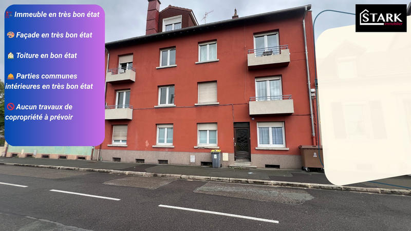 Appartement - 59 m² - 3 pièces