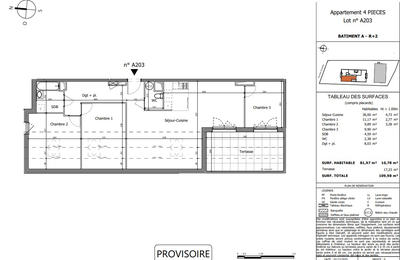 Appartement - 82 m² - 4 pièces