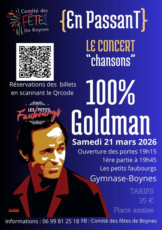 Concert en passant 100 % Goldman