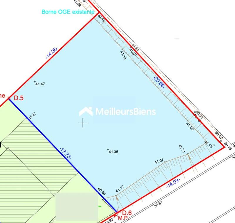 Terrain constructible - 268 m²