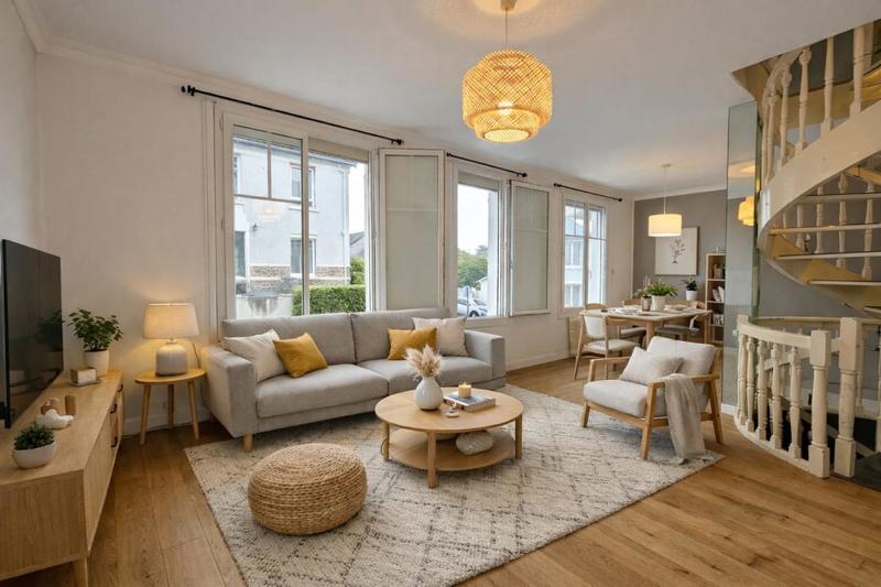 Maison de ville - 118 m² - 6 pièces