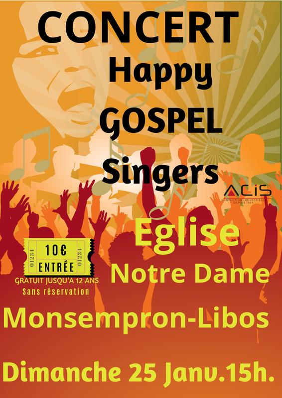 Concert Happy gospel singers