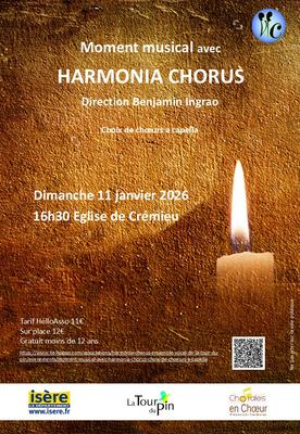 Moment musical avec Harmonia Chorus-choix de choeurs a capella
