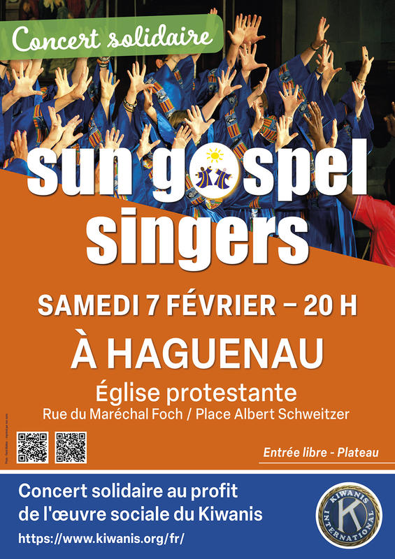 Concert des Sun Gospel Singers à Haguenau