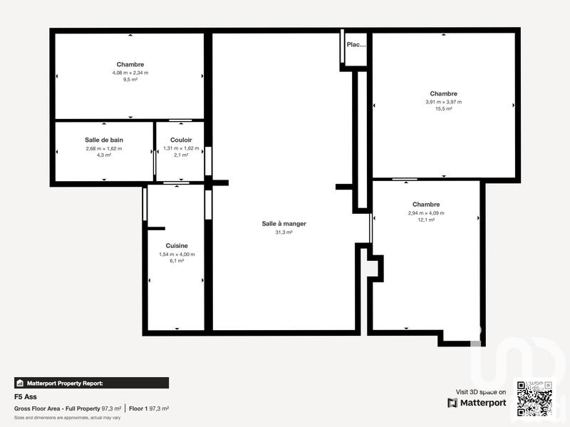 Appartement - 73 m² - 5 pièces