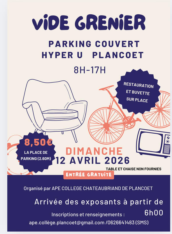 Vide grenier du printemps