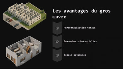 Maison traditionnelle - 80 m² - 4 pièces