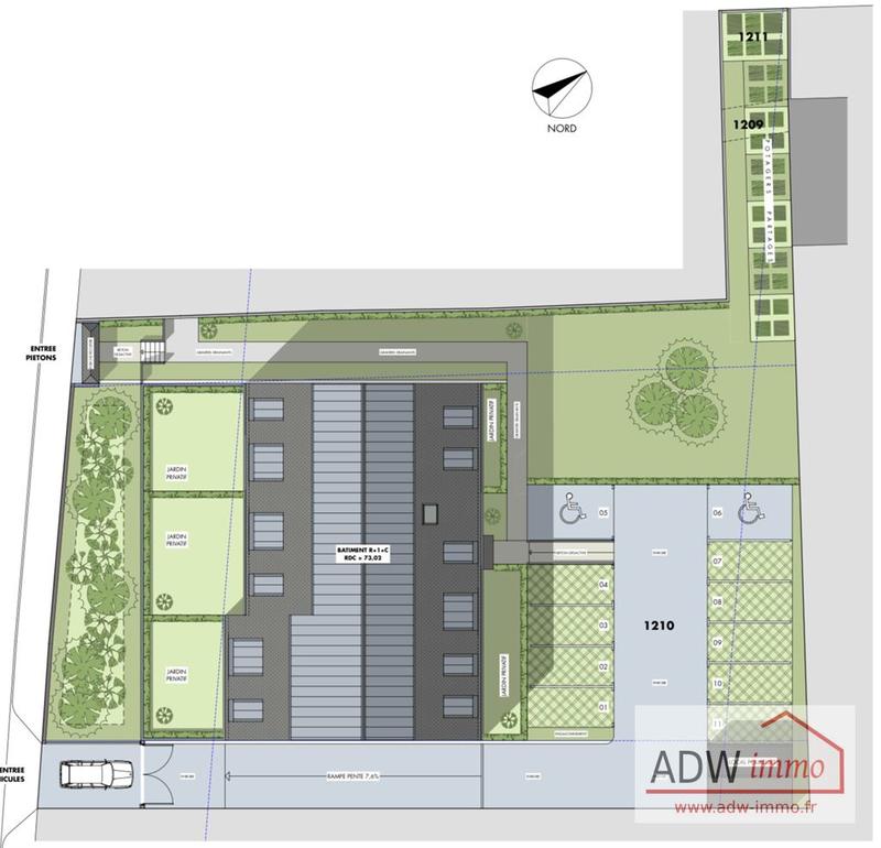 Appartement - 66 m² - 3 pièces