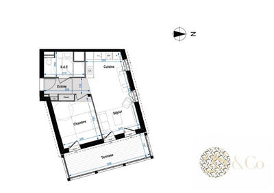 Appartement - 42 m² - 2 pièces