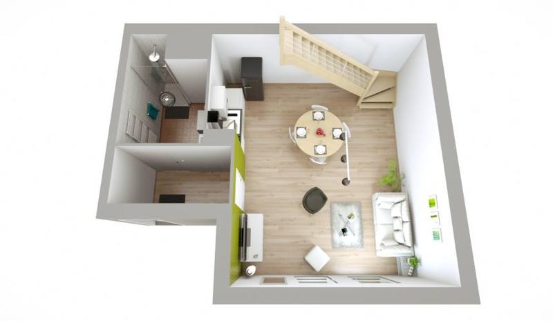 Appartement - 49 m² - 2 pièces