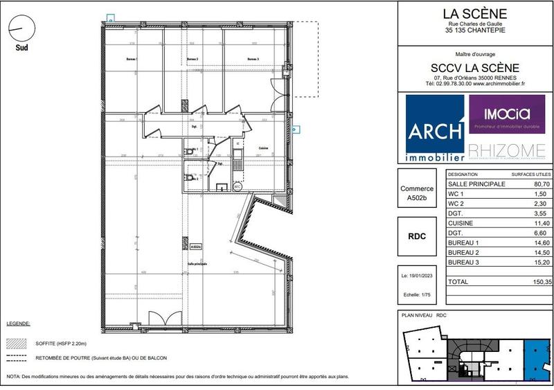 Local commercial - 231 m²
