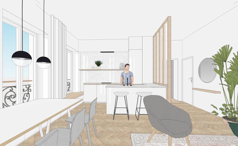 Appartement - 95 m² - 4 pièces