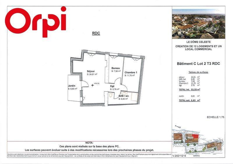 Appartement - 58 m² - 2 pièces