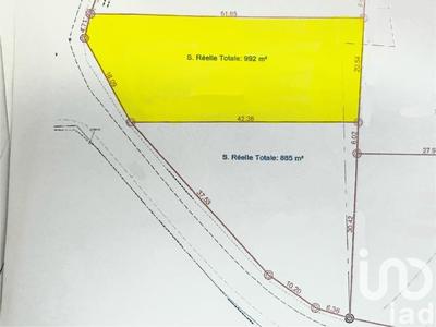 Terrain - 992 m²