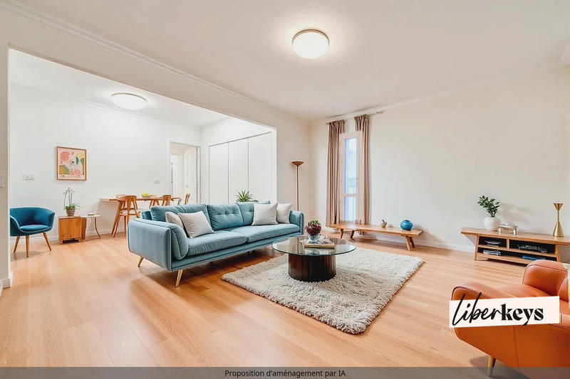 Appartement - 77 m² - 3 pièces