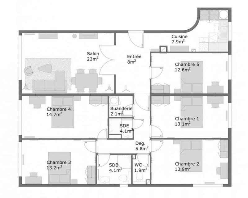 Appartement - 121 m²