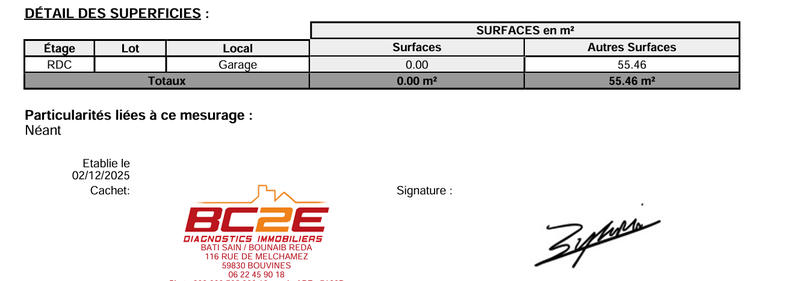 Parking / Garage - 55 m²