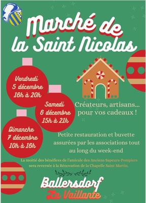 Le Marché de la Saint-Nicolas à Ballersdorf