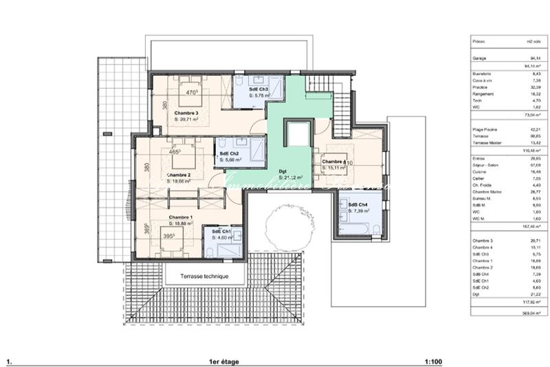 Villa - 525 m² - 7 pièces