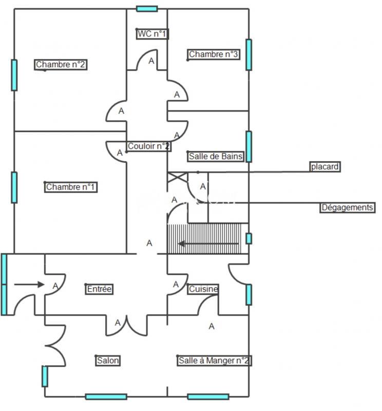 Maison - 122 m² - 5 pièces