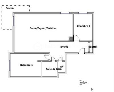 Appartement - 62 m² - 3 pièces