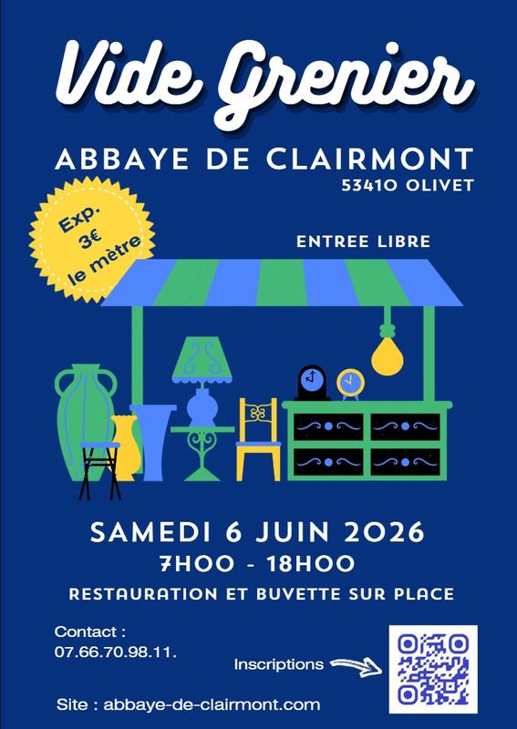 Vide-grenier de l'Abbaye de Clairmont