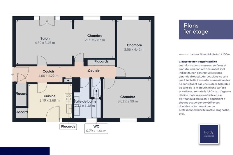 Maison - 71 m² - 4 pièces