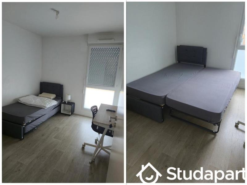 Chambre - 9 m² - 1 pièce