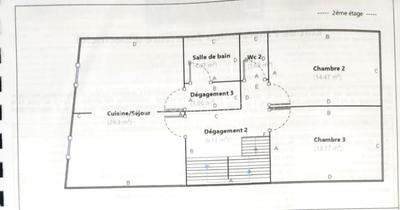 Appartement - 146 m² - 6 pièces