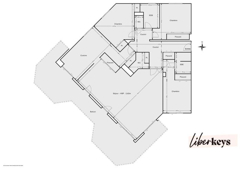 Appartement - 226 m² - 5 pièces