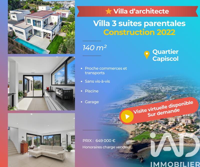 Maison de maîtres - 140 m² - 5 pièces