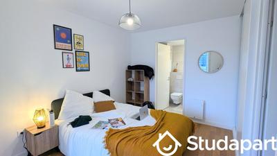 Chambre - 15 m² - 1 pièce