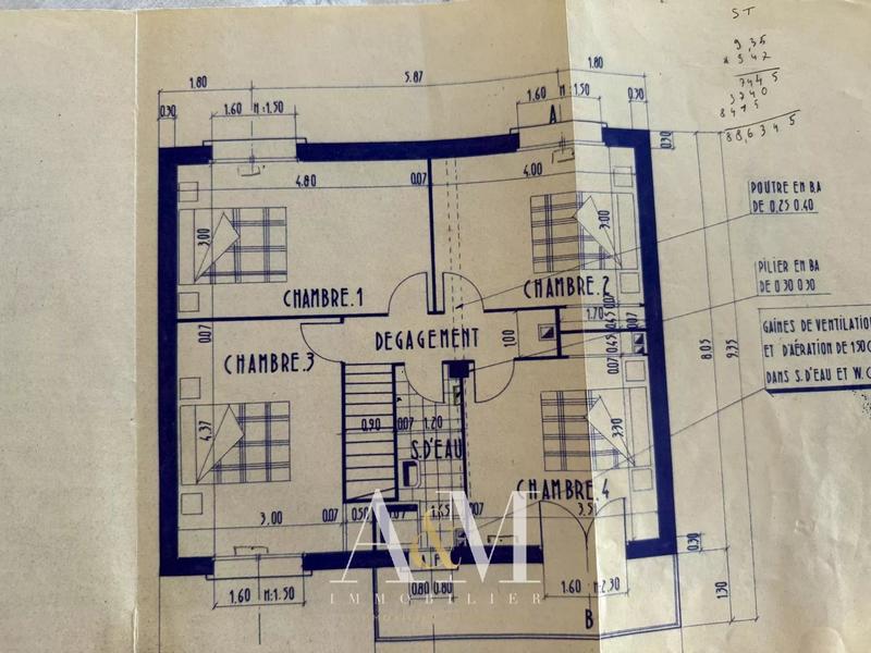 Maison - 101 m² - 5 pièces