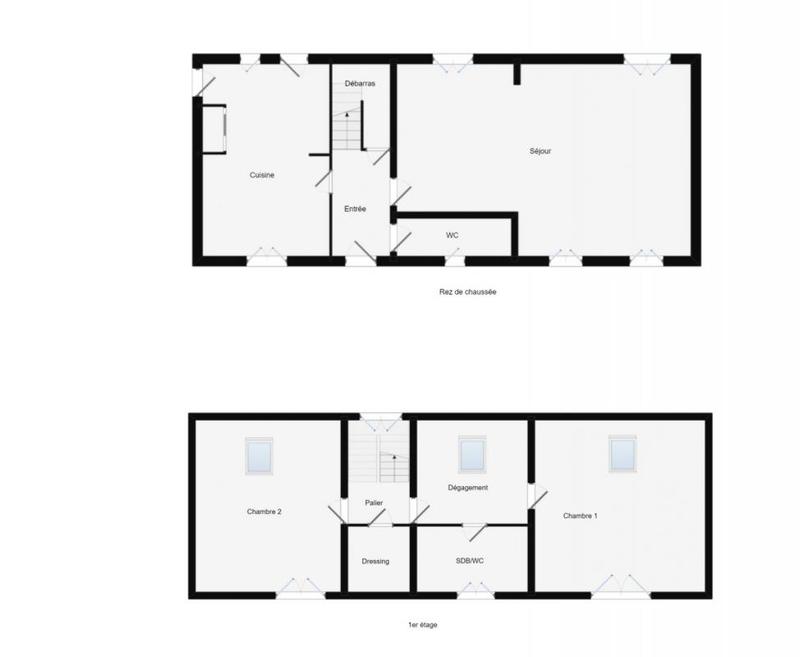 Chaumière - 120 m² - 5 pièces