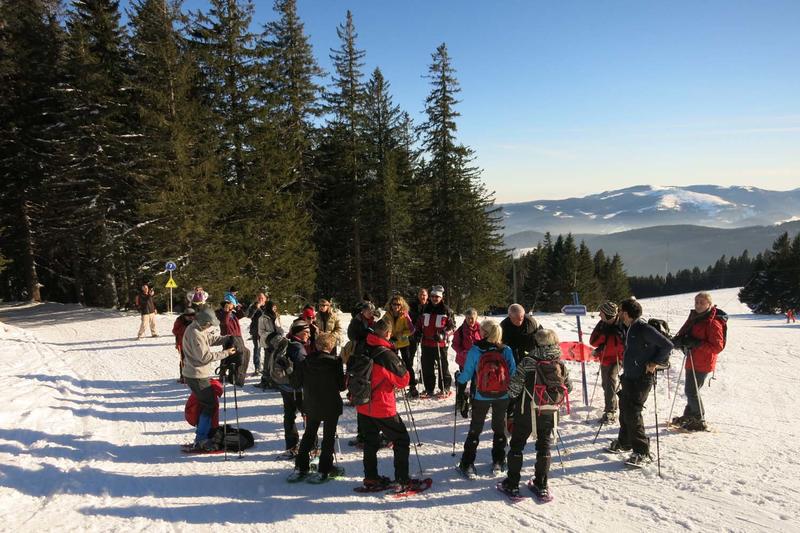 Club Vosgien : Randonnée raquettes au versant du soleil