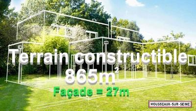Terrain - 865 m²