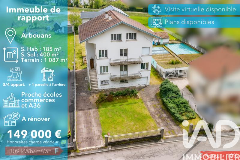 Maison - 185 m² - 10 pièces