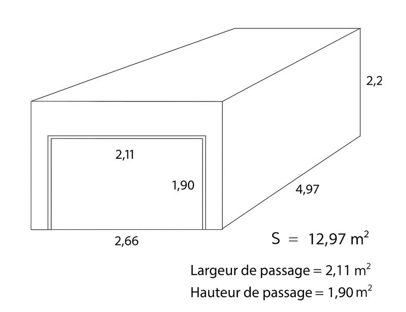 Parking / Garage - 13 m²