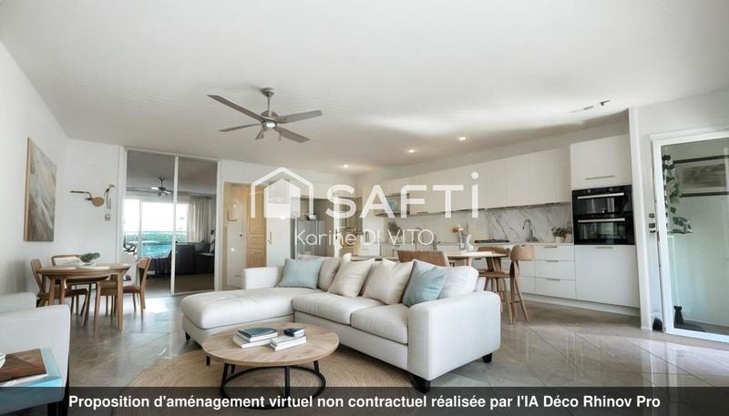 Appartement - 62 m² - 2 pièces