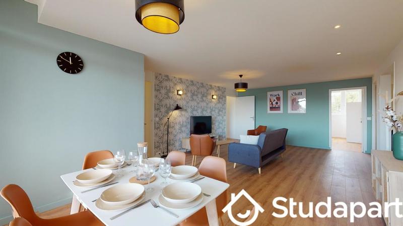 Chambre - 12 m² - 1 pièce