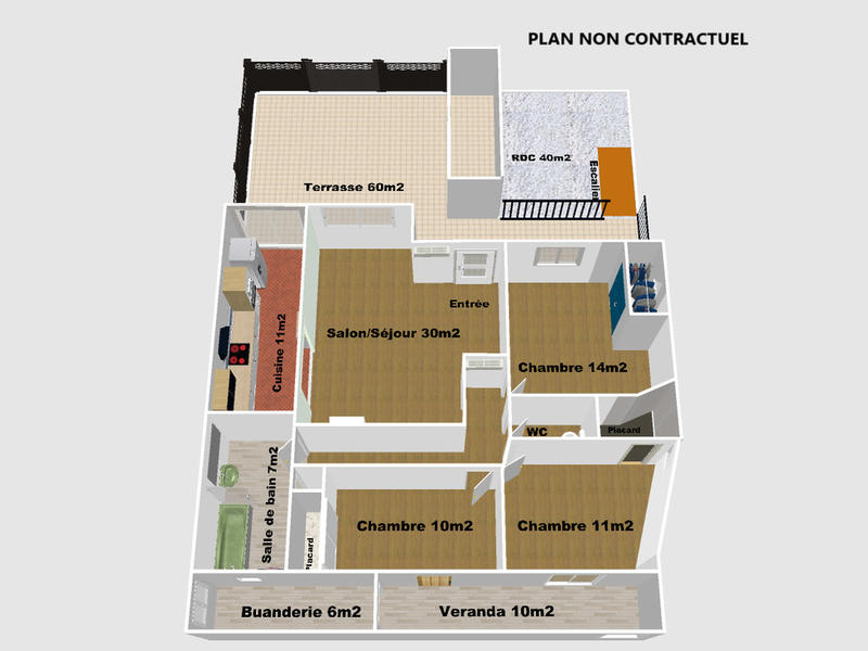 Maison - 107 m² - 4 pièces