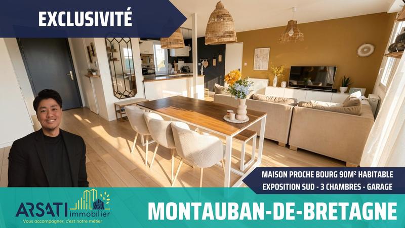 Maison contemporaine - 90 m² - 5 pièces